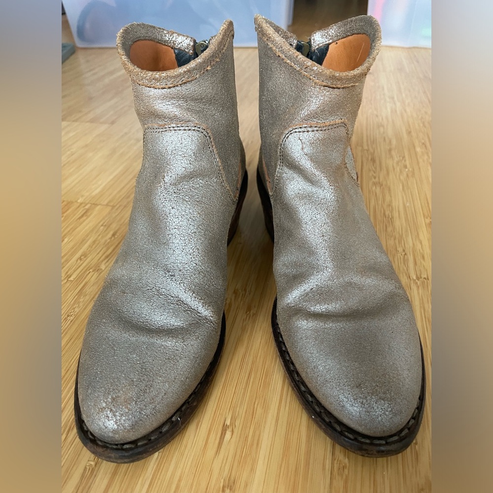 Fiorentini + Baker Italian-made champagne/rose gold ankle boots, size 36! - Picture 3 of 10